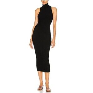 A.L.C. | Sarah Ribbed Turtleneck Racerback Dress